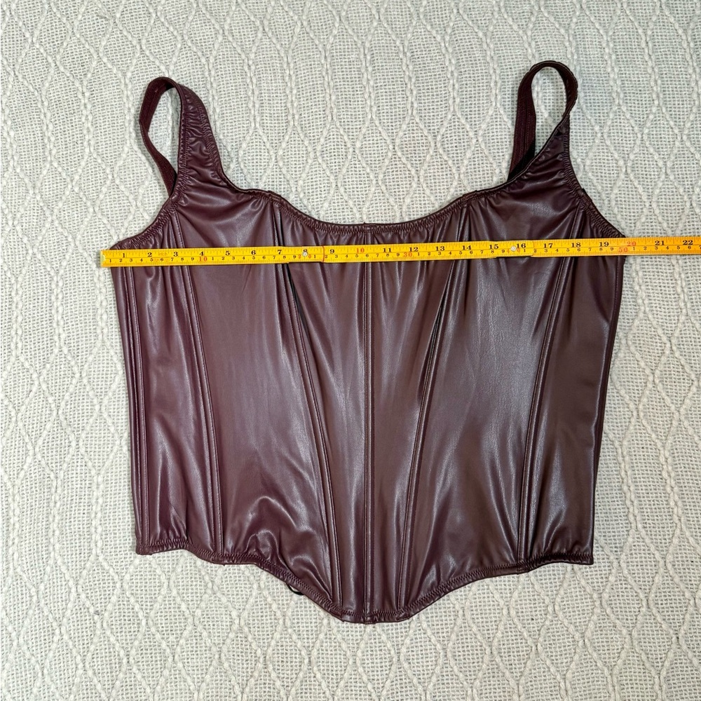 Victoria's Secret Burgundy Corset Top - NWT - Picture 11 of 12